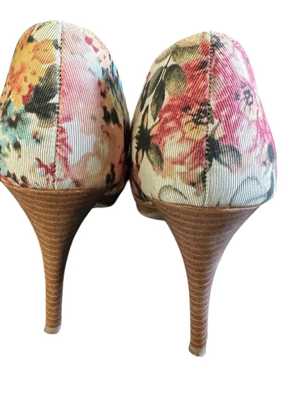 Christian Siriano for Payless Kathryn floral high heel shoes size 7.5
